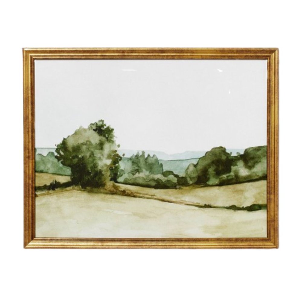 Studio McGee Framed Print “Rolling Hills” Landscape Art Threshold